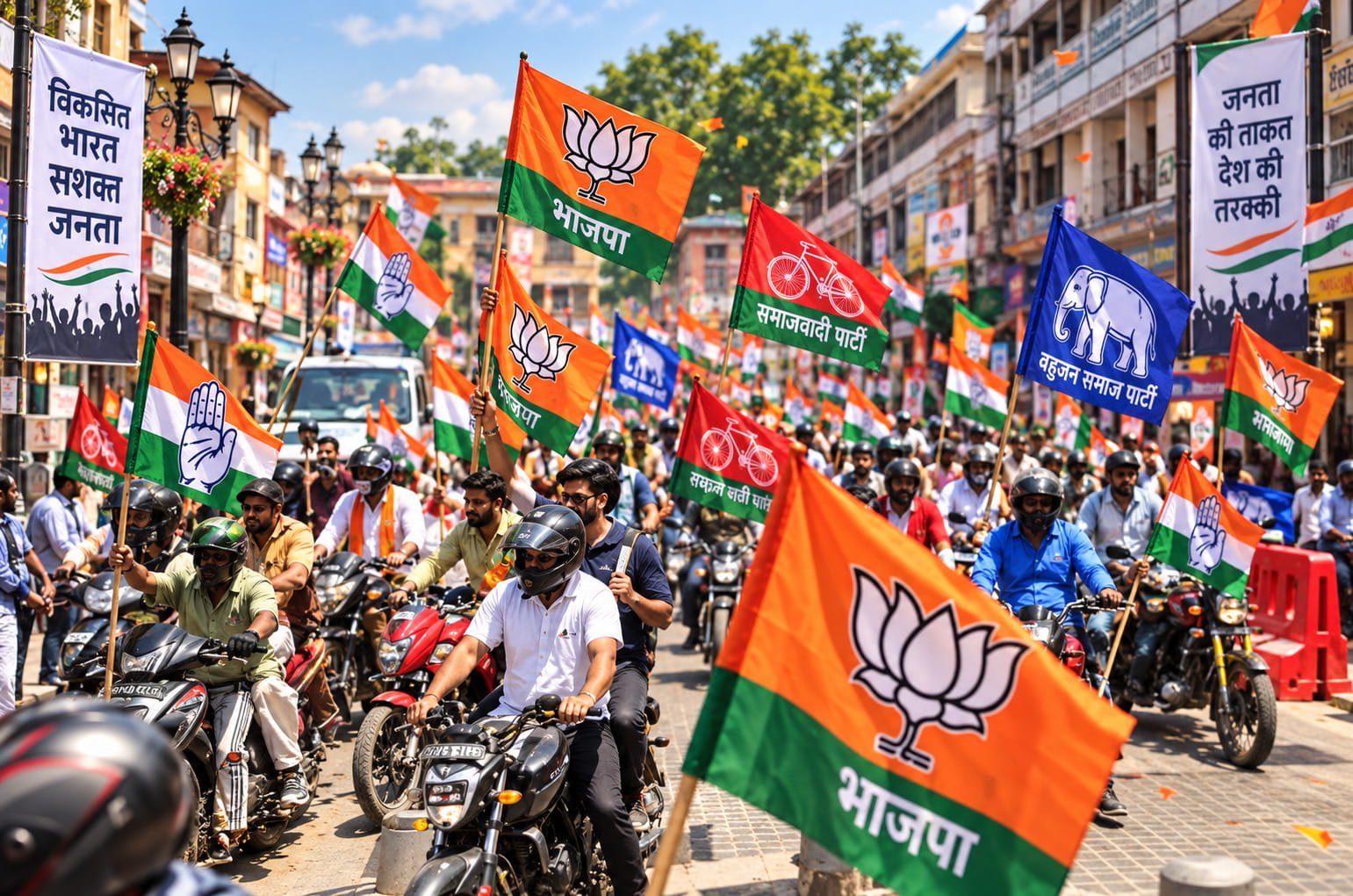 Campaign rally captured for digital and social sharing